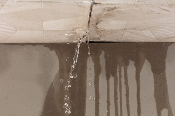 Professional Water Damage Restoration technician working in Chester, MA